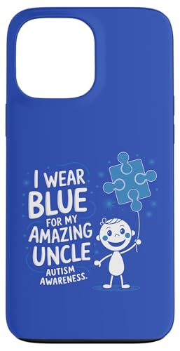 Light Blue I Wear Blue For My Uncle Autism Awareness Hülle für iPhone 13 Pro Max Light Blue I Wear Blue For My Uncle Autism Awareness Hülle für iPhone 13 Pro Max von Autism Awareness Support Squad Puzzle Apparel