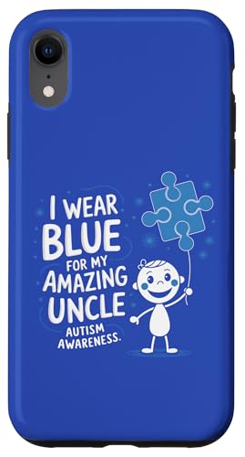Light Blue I Wear Blue For My Uncle Autism Awareness Hülle für iPhone XR Light Blue I Wear Blue For My Uncle Autism Awareness Hülle für iPhone XR von Autism Awareness Support Squad Puzzle Apparel