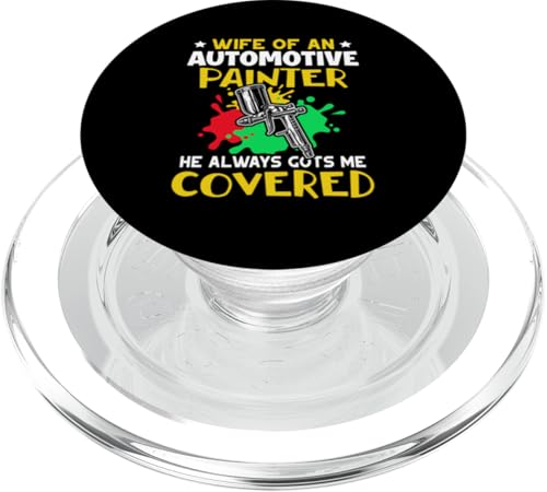 Karosserielackierer: Ehefrau eines Automobilmalers PopSockets PopGrip für MagSafe Karosserielackierer: Ehefrau eines Automobilmalers PopSockets PopGrip für MagSafe von Auto Body Painter And Car Varnisher Designs