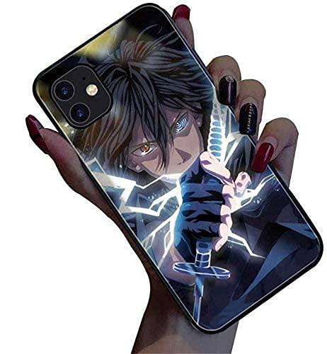Anime Manga Comic Theme Schutzhülle Case Handy Hüllen Kreative LED leuchten eingehenden anruf Blitz Abdeckung Telefonkasten Ersatz für Apple iPhone 6 6S 7 8 Plus X XR XS 11 Pro Max,A-IPhone6/6s von Auto parts