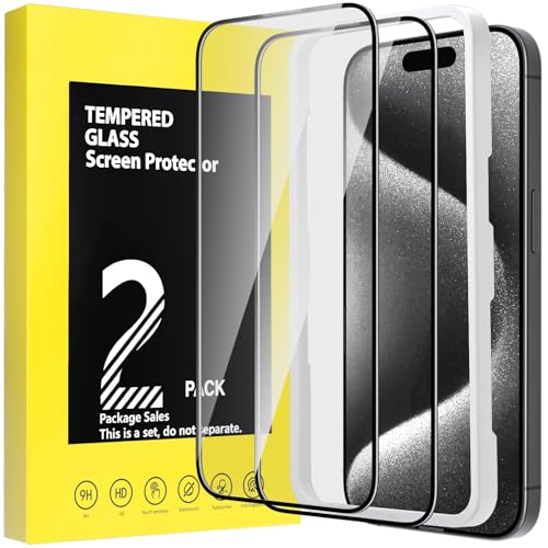 Autoban for iPhone 15 Pro Max 6,7 Zoll Panzer Schutz Glas, Schutzfolie Frei von Kratzern 9H Härte Panzerfolie Displayschutzfolien Fingerabdruck Schutzglas Ultrabeständig Folie Glasschutz Autoban for iPhone 15 Pro Max 6,7 Zoll Panzer Schutz Glas, Schutzfolie Frei von Kratzern 9H Härte Panzerfolie Displayschutzfolien Fingerabdruck Schutzglas Ultrabeständig Folie Glasschutz von Autoban