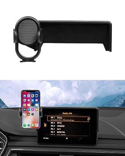 Autorder Custom Fit for Car Phone Holder 2017-2019 Audi A4/2019-2020 Q5 Accessories Phone Mount 7 inch Screen Cell Phone Automobile Cradles Hands-Free 360 Degree Rotation von Autorder