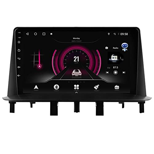 Autosion Android 10 Auto DVD-Player GPS Stereo Headunit Navi Radio Multimedia Wifi für Renault Megane 3 Fluence 2009 2010 2011 2012 2013 2014 2015 Lenkradsteuerung von Autosion