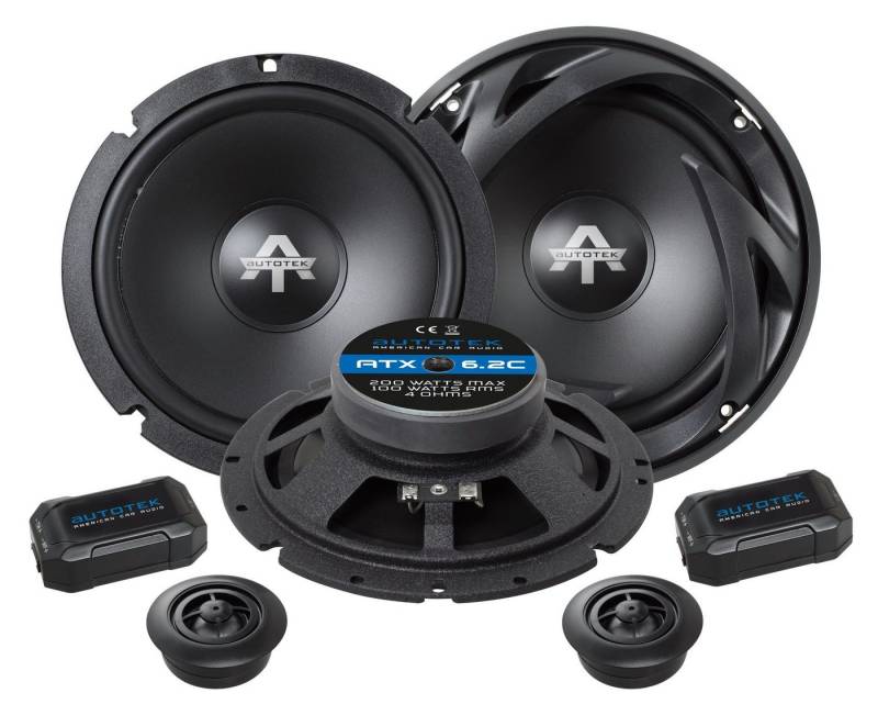 Autotek ATX-6.2C 2-Wege 16,5cm Lautsprecher System sehr flach Auto-Lautsprecher (Autotek ATX-6.2C 2-Wege 16,5cm Lautsprecher System sehr flach) von Autotek