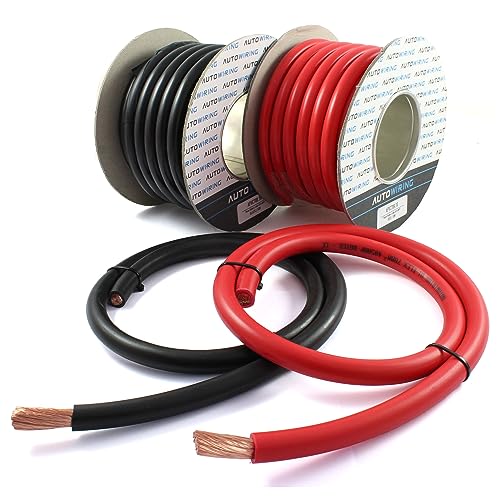 Autowiring Automotive Hi-Flex PVC-Kabel, 485 A, 70 mm², 2/0 AWG, Batterie/Starter/Wechselrichter/Schweißen, PVC, Rot, 3 m Autowiring Automotive Hi-Flex PVC-Kabel, 485 A, 70 mm², 2/0 AWG, Batterie/Starter/Wechselrichter/Schweißen, PVC, Rot, 3 m von Autowiring