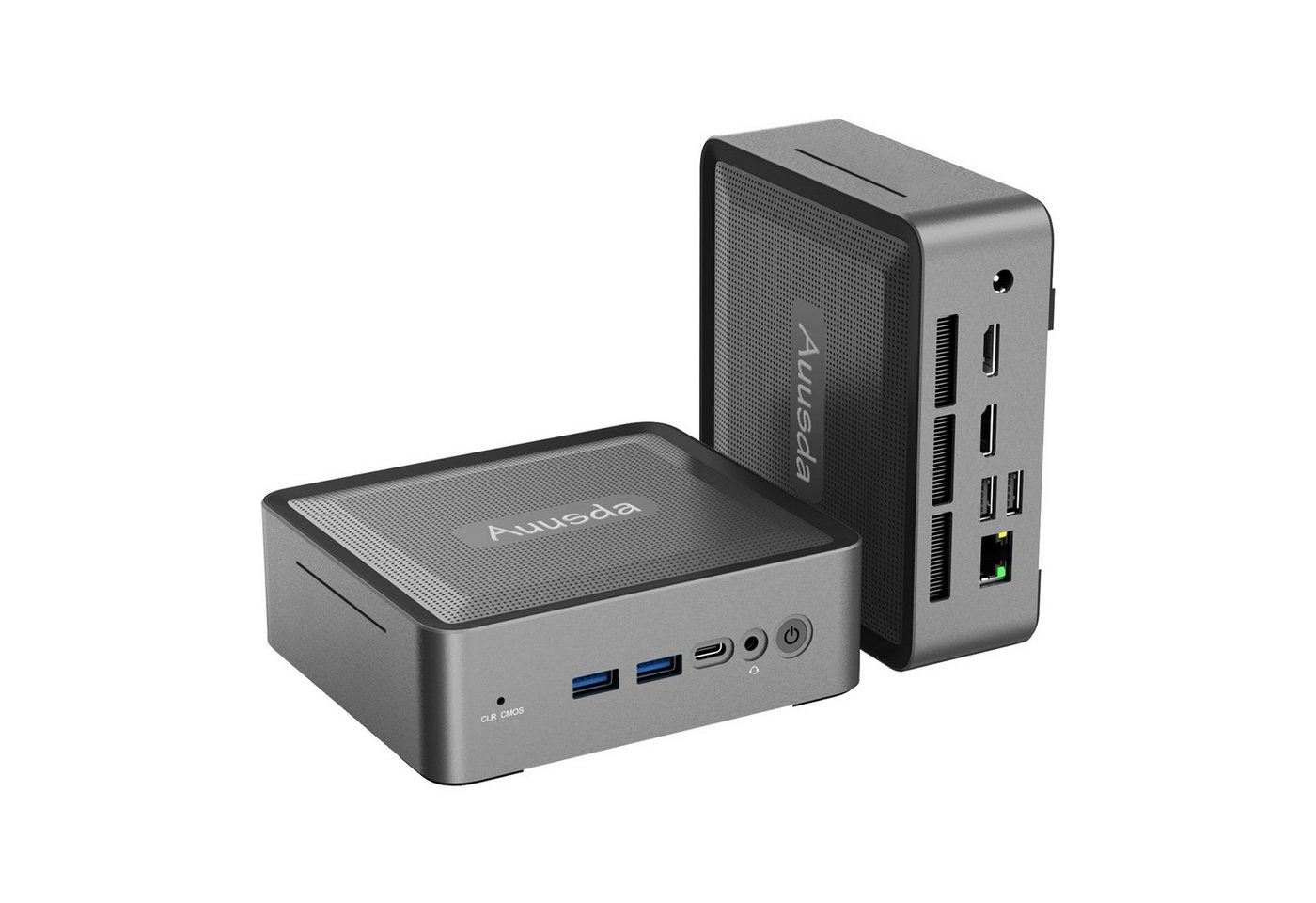 Auusda U58 Mini PC mit AMD Ryzen™ 7 5825U 8 Kerne und 16 Threads Mini-PC (AMD, 16 GB RAM, 512 GB SSD, mit zwei USB 3.0-Anschlüsse und zwei USB 2.0-Anschlüsse) von Auusda