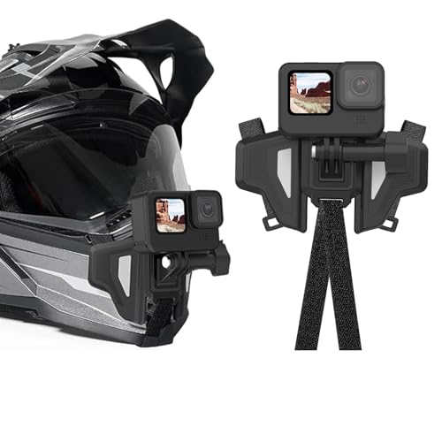 AuyKoo Motorradhelm Kinnhalterung für GoPro, Faltbarer Helmhalterungshalter für GoPro Hero 13 12 11 10 9 8 7 6 5 Black, Insta360, DJI Osmo und die meisten Action-Kameras, Grau AuyKoo Motorradhelm Kinnhalterung für GoPro, Faltbarer Helmhalterungshalter für GoPro Hero 13 12 11 10 9 8 7 6 5 Black, Insta360, DJI Osmo und die meisten Action-Kameras, Grau von AuyKoo