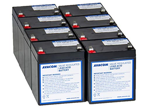 AVACOM AVA-RBC43-KIT Ersatzakku für RBC43 (8 Stück) von Avacom