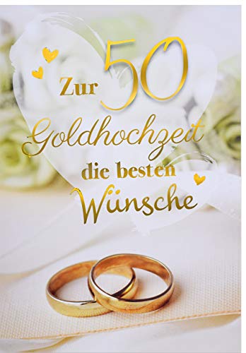 AvanCarte GmbH A4 XXL Glückwunschkarte zur Goldenen Hochzeit von AvanCarte GmbH