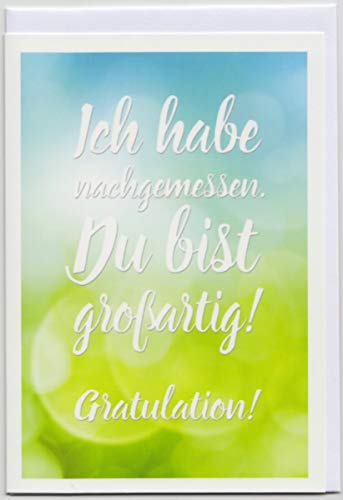 Geburtstagskarte Spruch großartig von AvanCarte GmbH