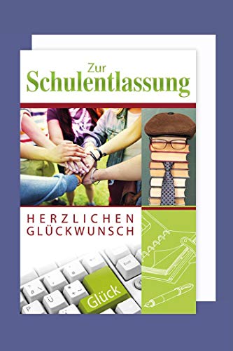 Schulentlassung Bestanden Grußkarte Karte 16x11cm Schulentlassung Bestanden Grußkarte Karte 16x11cm von AvanCarte