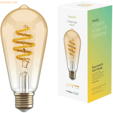 Avanca International BV Hombli smarte Filament Glühbirne, ST64, E27, C Avanca International BV Hombli smarte Filament Glühbirne, ST64, E27, C von Avanca International BV