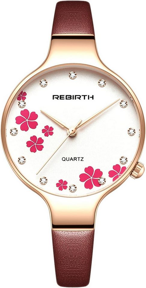 Avaner Analoge Quarzuhr mit Blumen-Dekor & gepunktetem Zifferblatt für Damen Watch, Wasserdichte Damen-Armbanduhr mit romantischem Design & Komfortarmband Avaner Analoge Quarzuhr mit Blumen-Dekor & gepunktetem Zifferblatt für Damen Watch, Wasserdichte Damen-Armbanduhr mit romantischem Design & Komfortarmband von Avaner