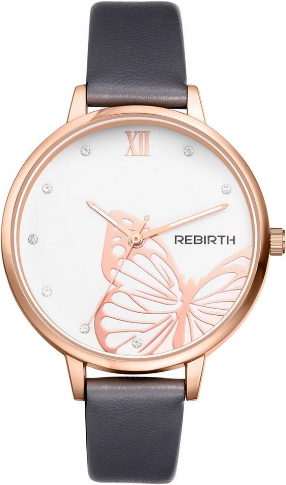 Avaner Analoge Quarzuhr mit Blumen-Dekor & gepunktetem Zifferblatt für Damen Watch, Wasserdichte Damen-Armbanduhr mit romantischem Design & Komfortarmband von Avaner