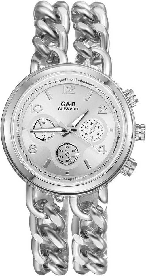 Avaner Einzigartiges Design Drei dekorative Zifferblätter, arabische Zahlen Watch, Alltagstauglich geschützt Mit 3 ATM wasserdicht geeignet für Regen von Avaner