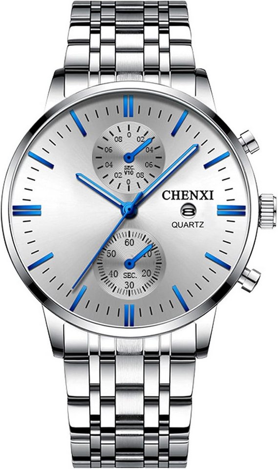 Avaner Hochwertiges Quarzwerk-Edelstahlgehäuse gewährleisten Zeitmessung Watch, Männliche Quarzuhr mit stilvollem Design und Multifunktionsanzeige Avaner Hochwertiges Quarzwerk-Edelstahlgehäuse gewährleisten Zeitmessung Watch, Männliche Quarzuhr mit stilvollem Design und Multifunktionsanzeige von Avaner