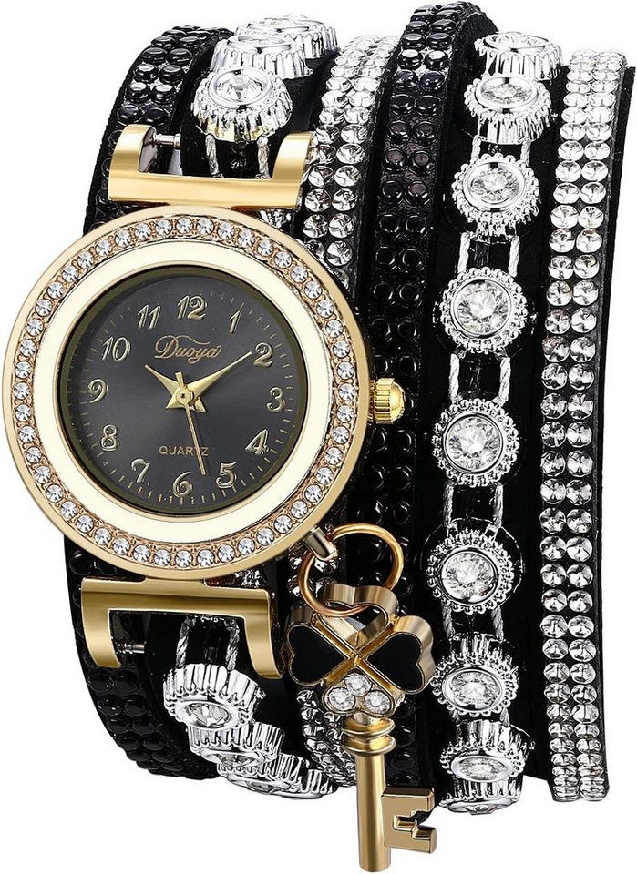 Avaner Hochwertiges Quarzwerk & stabiles Metallgehäuse gewährleisten präzise Watch, Analoge Damenuhr mit Herz-Anhänger und Volldiamanten Avaner Hochwertiges Quarzwerk & stabiles Metallgehäuse gewährleisten präzise Watch, Analoge Damenuhr mit Herz-Anhänger und Volldiamanten von Avaner