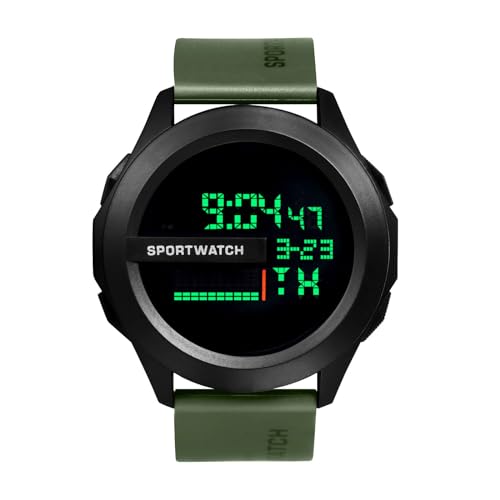 Avaner Kinderuhr Digital Wecker Silikonarmband: Multifunktionale Stoppuhr wasserdichte Outdoor Sportuhr Wochenkalender für Mädchen Junge Teenager Studenten Avaner Kinderuhr Digital Wecker Silikonarmband: Multifunktionale Stoppuhr wasserdichte Outdoor Sportuhr Wochenkalender für Mädchen Junge Teenager Studenten von Avaner