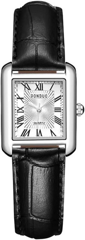 Avaner Modische Uhr-minimalistischer Form und Komfort eleganter Linienführung Watch, Modische Quarzuhr für Damen und Herren mit eckigem Zifferblatt von Avaner