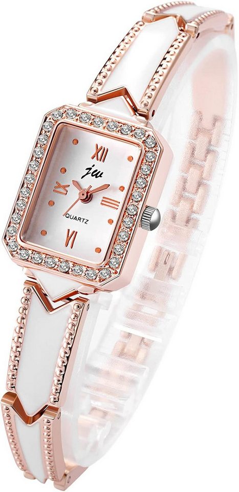 Avaner Ultradünnes Design & filigranes Armband,Robustes Gehäuse aus Legierung Watch, Hochwertige Quarzarmbanduhr für Damen aus Legierung von Avaner
