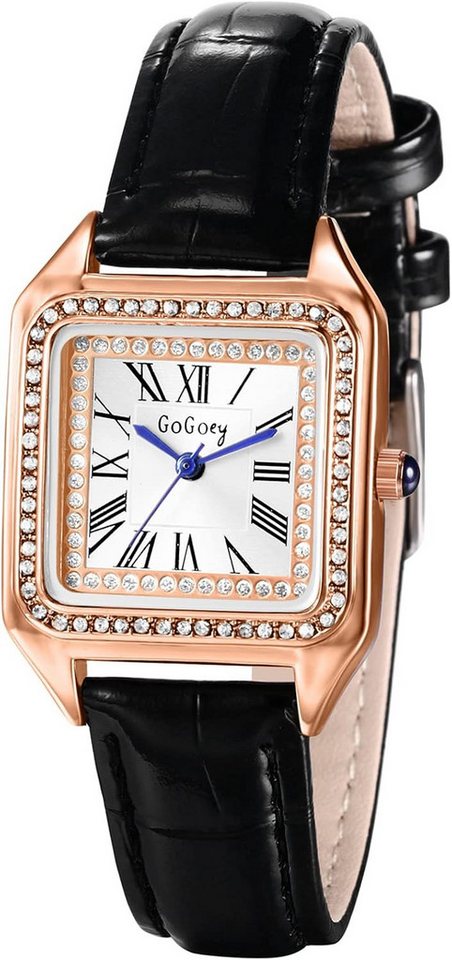 Avaner mit Präzise Zeitmessung Hochwertiges Quarzwerk und robuste Legierung Watch, Elegantes Vintage-Design Quadratisches Zifferblatt mit weichen Linien Avaner mit Präzise Zeitmessung Hochwertiges Quarzwerk und robuste Legierung Watch, Elegantes Vintage-Design Quadratisches Zifferblatt mit weichen Linien von Avaner