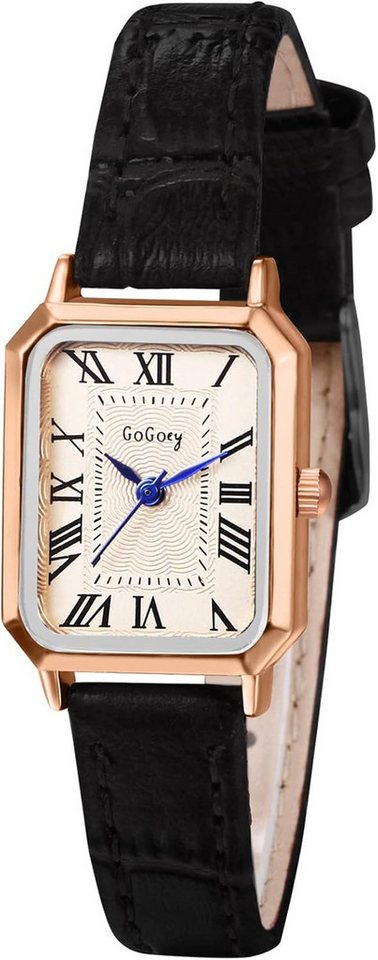 Avaner mit Präzise Zeitmessung Hochwertiges Quarzwerk und robuste Legierung Watch, Elegantes Vintage-Design Quadratisches Zifferblatt mit weichen Linien Avaner mit Präzise Zeitmessung Hochwertiges Quarzwerk und robuste Legierung Watch, Elegantes Vintage-Design Quadratisches Zifferblatt mit weichen Linien von Avaner