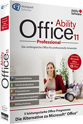 Ability Office 11 Professional (Code in a Box) von Avanquest/Ability