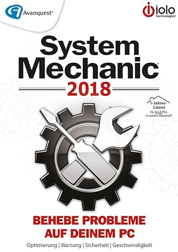 System Mechanic 2018 - Behebe Probleme auf Deinem PC! [Online Code] von Avanquest/IOLO
