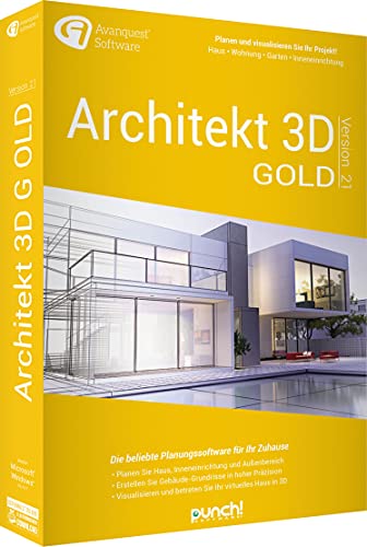 Architekt 3D 21 Gold (Code in a Box) von Avanquest/PUNCH!