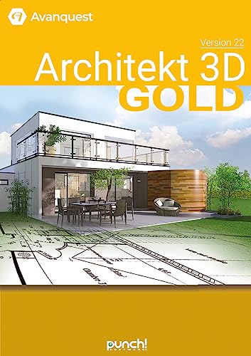 Architekt 3D 22 | Gold | PC Aktivierungscode per Email von Avanquest/Punch!