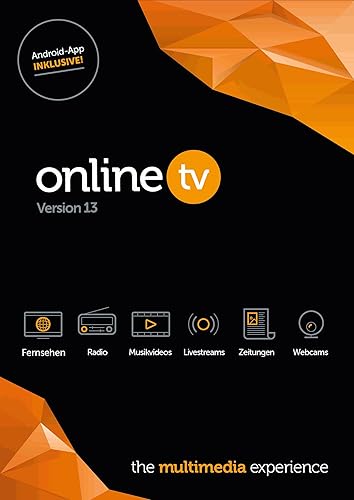 onlineTV 13 - Das volle Multimedia-Erlebnis! Für Windows 10|8|7 (32/64 Bit) [Download] von Avanquest / concept/design