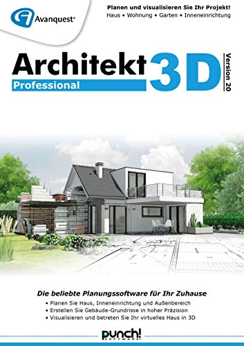 Architekt 3D 20 Professional | Professional | PC | PC Aktivierungscode per Email von Avanquest Software