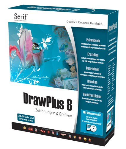 DrawPlus 8, CD-ROMZeichnungen & Grafiken. Für Windows 98/98SE/2000/ME/XP/Vista von Avanquest Software