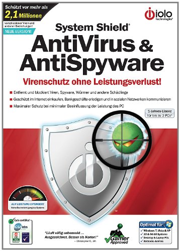 IOLO System Shield AntiVirus & AntiSpyware [Download] von Avanquest Software
