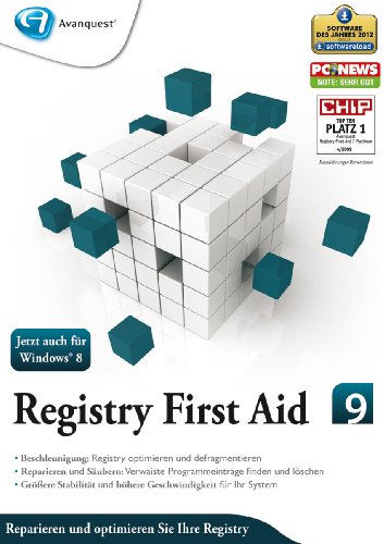Registry First Aid 9 [Download] von Avanquest Software