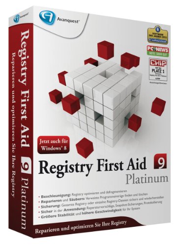 Registry First Aid 9 Platinum von Avanquest Software