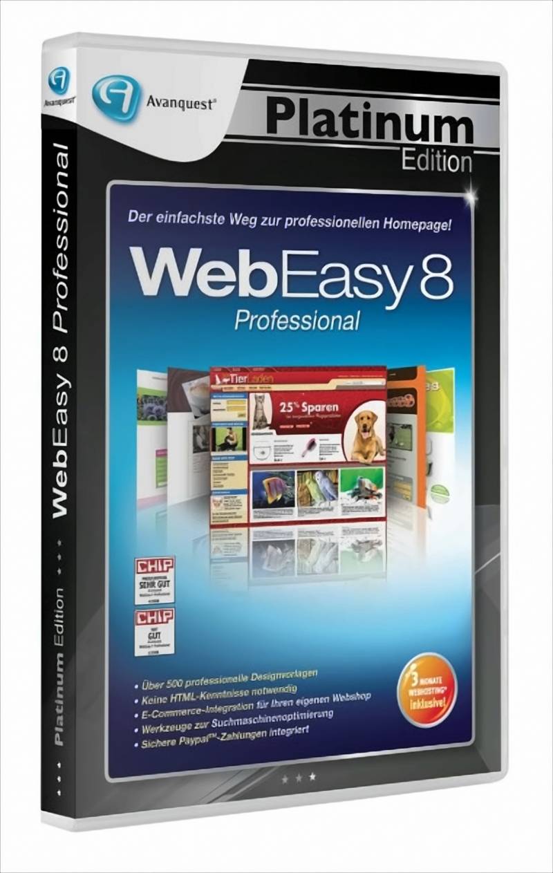 Avanquest Platinum Edition - WebEasy 8 Professional von Avanquest