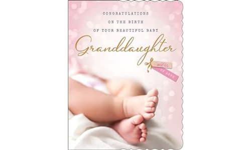 Avant Garde Studios Baby-Karte zur Geburt der Enkelin, 20,3 x 15,2 cm von Avant Garde Studios