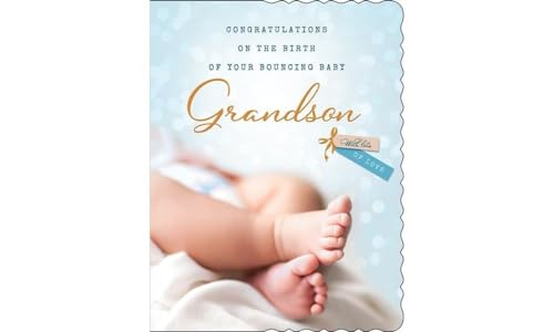 Avant Garde Studios Babykarte Geburt des Enkelsohns, 20,3 x 15,2 cm von Avant Garde Studios
