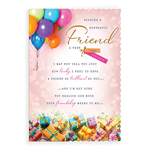 Avant Garde Studios Geburtstagskarte "Friend F", 22,9 x 15,2 cm von Avant Garde Studios