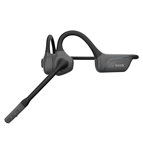 Avantalk Lingo - Open-Ear-Bluetooth-Kopfhörer und Mikrofon mit Geräuschfilterung für PC, Computer, Laptop und Telefon, kabellose Headset Verpassen Sie Nichts von Ihrer Umgebung von Avantalk