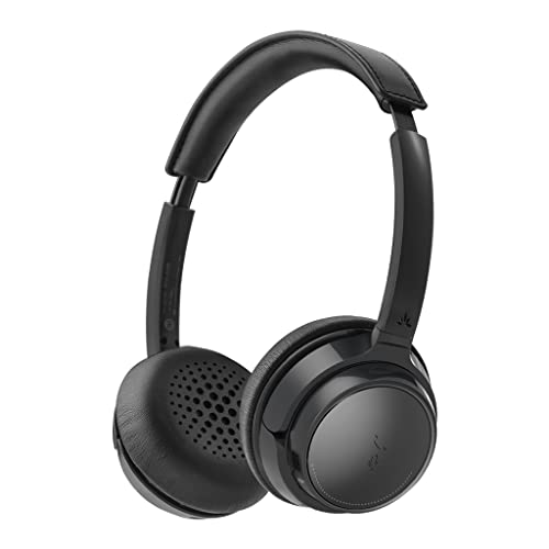 Avantree AH6B auf den Ohren Aufliegende Bluetooth 5.0 Headset mit Abnehmbaren Mikrofon, Hi-Fi Kabelloses Kopfhörer, 22 Stunden Spielzeit, für das Home-Office, PC Computer, Skype, Telefone, Tablets von Avantree