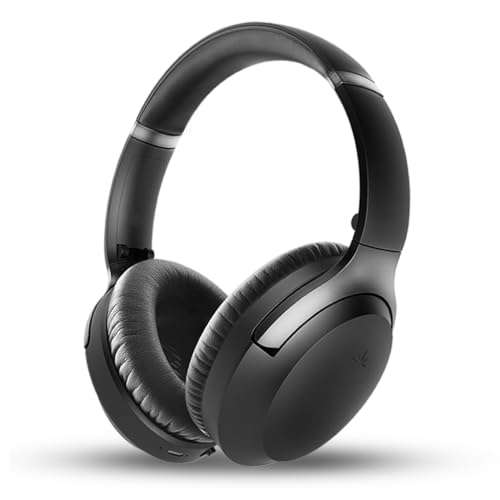 Avantree Aria 3 - Bluetooth 5.3 Active Noise Cancelling Kopfhörer Over-Ear mit Kabellos hoher Audioqualität, Weiche, extra-große Ohrpolster Passform, Duale Konnektivität und 55 Stunden Wiedergabezeit von Avantree