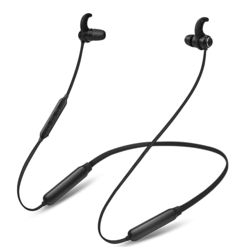 Avantree NB16-Q - [2025 Upgrade] Bluetooth 5.2 In-Ear Nackenbügel-Kopfhörer Mit Qualcomm aptX Adaptive, 20 Std. Spielzeit, Komfortable & Sichere Für Smartphones, Smart-TVs Und PCs von Avantree