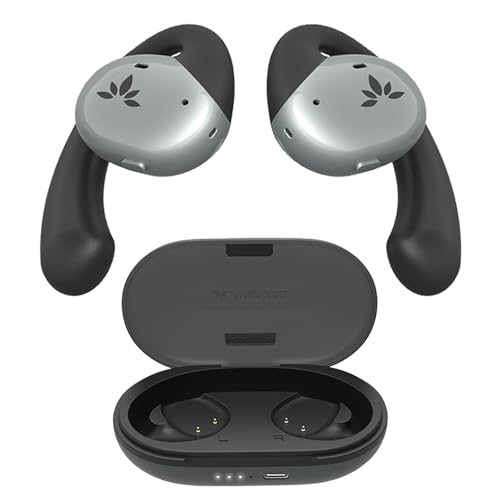 Avantree Pebble - Kopfhörer Kabellos Open Ear, Bluetooth 5.2, Ohrbügel für sicheren Sitz Drahtlos, 35 Stunden Spielzeit mit Ladecase, karer beim Telefonieren Ultraleicht Perfekt für Workouts von Avantree