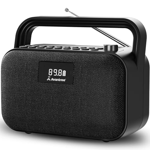 Avantree PowerByte - Tragbares FM Radio & Bluetooth Lautsprecher mit SD Karten Player, 20 Stunden Akkulaufzeit, leistungsstarke 30-Watt-Treiber, U Disk Player und kabelgebundene Lautsprecher Nutzung Avantree PowerByte - Tragbares FM Radio & Bluetooth Lautsprecher mit SD Karten Player, 20 Stunden Akkulaufzeit, leistungsstarke 30-Watt-Treiber, U Disk Player und kabelgebundene Lautsprecher Nutzung von Avantree