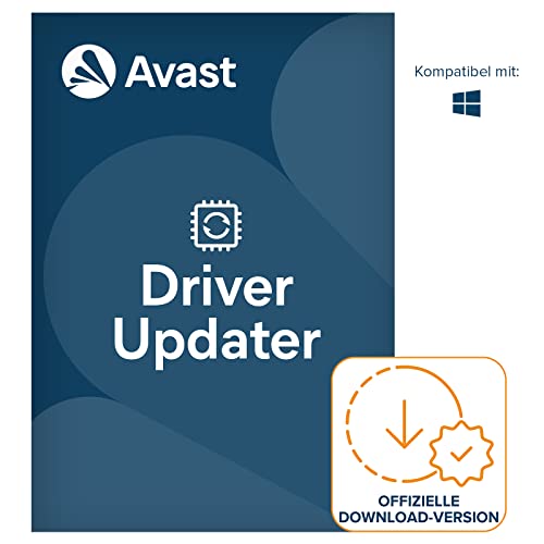 Avast Driver Updater 2024 - Treiber automatisch aktualisieren und reparieren - für Windows | 1 Gerät | 1 Jahr | PC | PC Aktivierungscode per Email von Avast