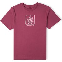 Avatar Fire Nation Unisex T-Shirt - Burgundy - L von Avatar: The Last Airbender