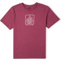 Avatar Fire Nation Unisex T-Shirt - Burgundy - XL von Avatar: The Last Airbender