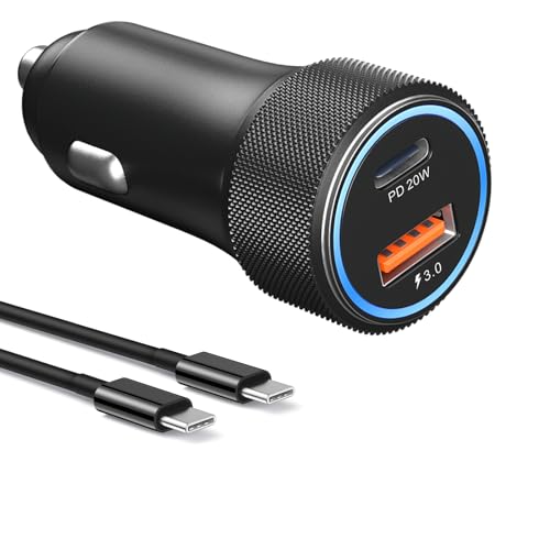 Zigarettenanzünder USB C & USB Auto Adapter PD&QC3.0 Dualer KFZ Ladegerät USBC Schnellladung 12-24V Steckdose Car Charger Kompatibel mit Google Pixel, Samsung, Tablette Zigarettenanzünder USB C & USB Auto Adapter PD&QC3.0 Dualer KFZ Ladegerät USBC Schnellladung 12-24V Steckdose Car Charger Kompatibel mit Google Pixel, Samsung, Tablette von Avatcen